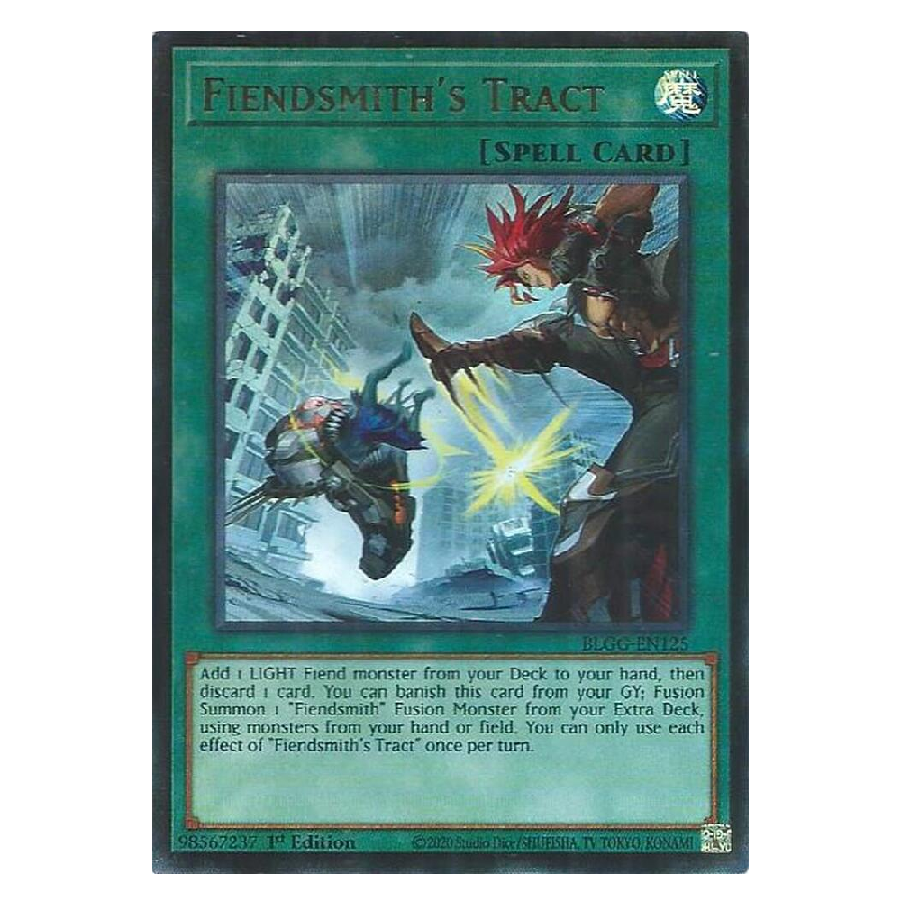 Fiendsmith's Tract - BLGG-EN125 - Ultra Rare - 1st Edition
