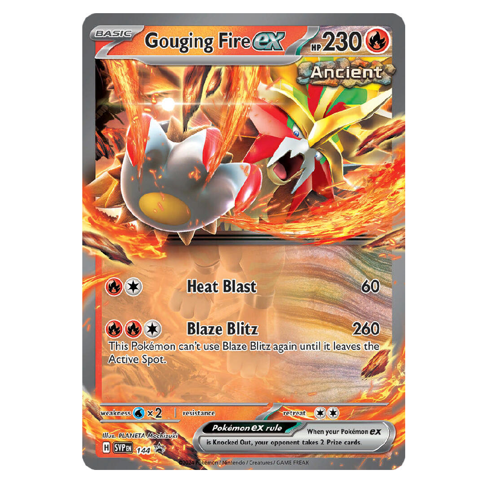 Gouging Fire ex - SVP 144 - Promo - 1st Edition
