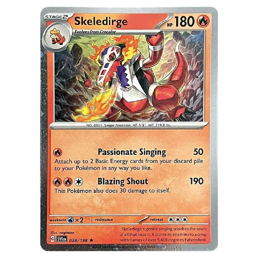 Skeledirge (Cosmos Holo) - SVI 038/198 - Promo - 1st Edition