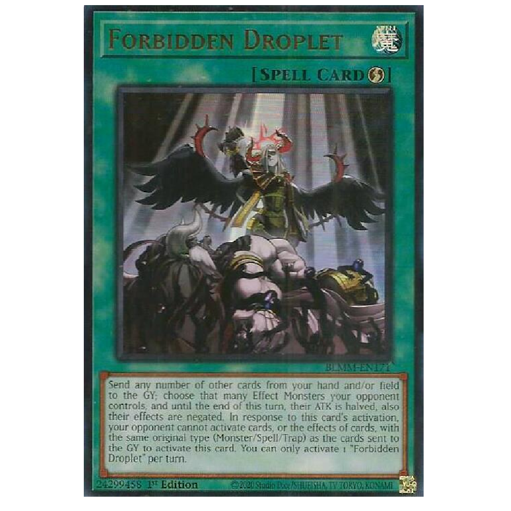 Forbidden Droplet - BLMM-EN173 - Ultra Rare - 1st Edition