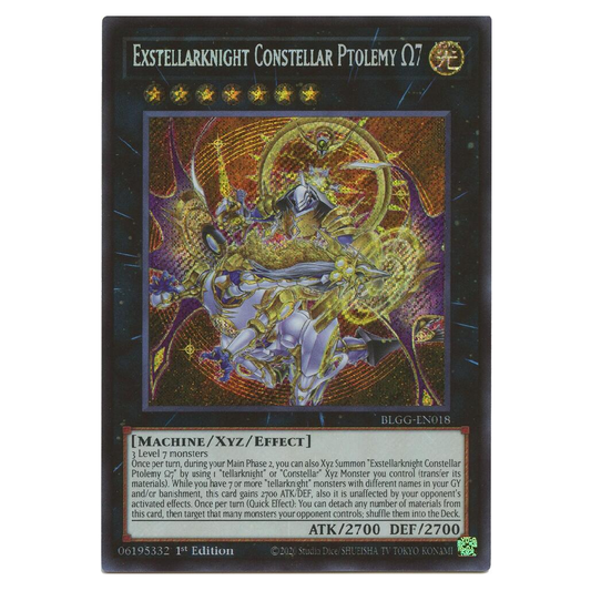 Exstellarknight Constellar Ptolemy Ω7 - BLGG-EN018 - Secret Rare - 1st Edition