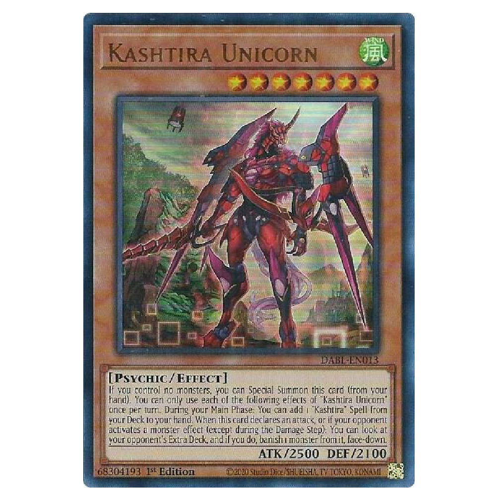 Kashtira Unicorn - DABL-EN013 - Ultra Rare - 1st Edition