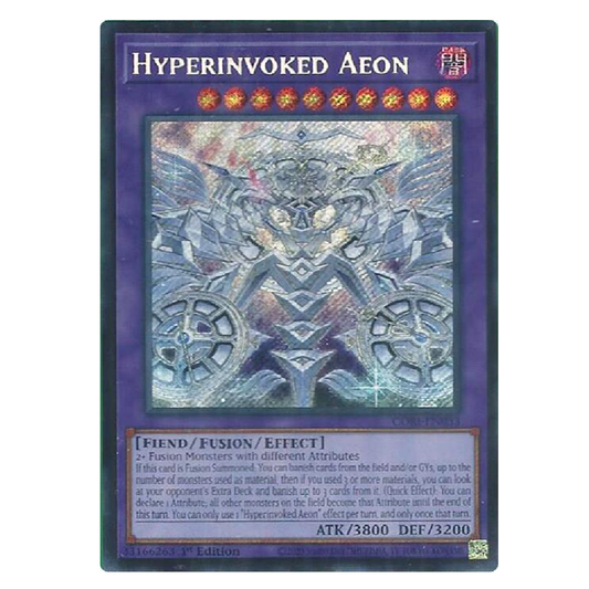 Hyperinvoked Aeon - CORI-EN033 - Secret Rare - 1st Edition