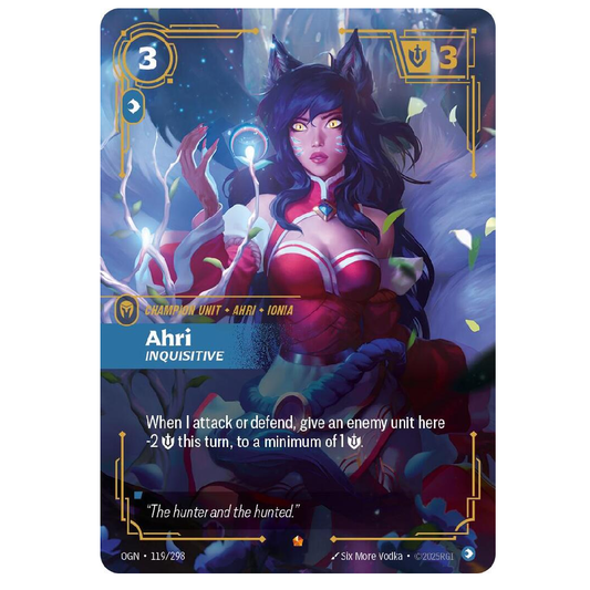 Ahri Inquisitive - OGN 119/298 - Epic - 1st Edition