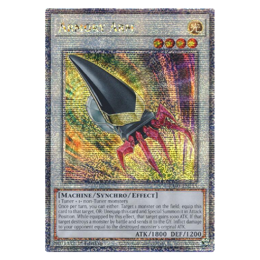 Armory Arm - RA03-EN213 - Quarter Century Secret Rare - 1st Edition