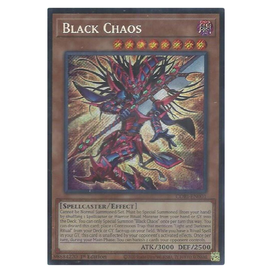 Black Chaos - CORI-EN001 - Secret Rare - 1st Edition