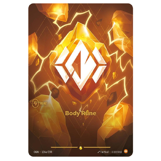 Body Rune (Alt Att) - OGN 126a/298 - Showcase - 1st Edition