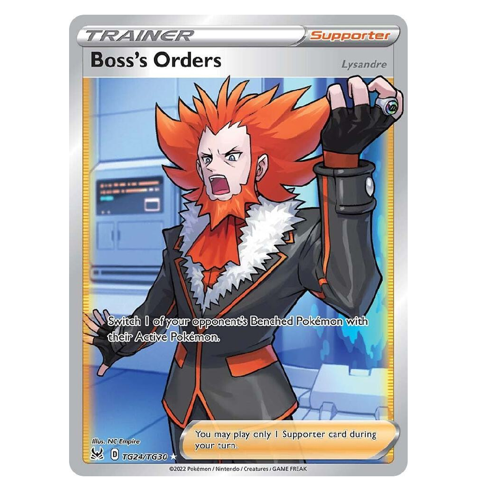 Boss's Orders (Lysandre) - TG24/TG30 - Ultra Rare - 1st Edition