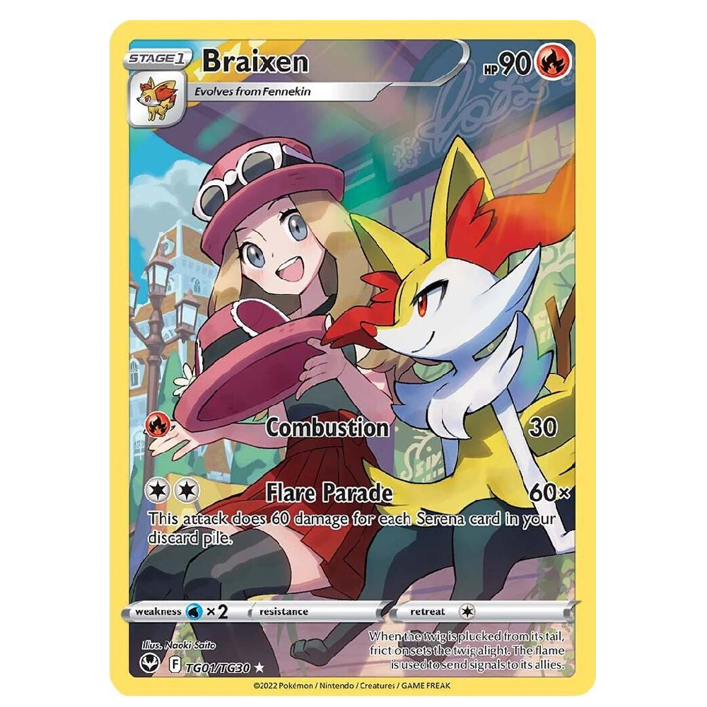 Braixen - TG01/TG30 - Ultra Rare - 1st Edition