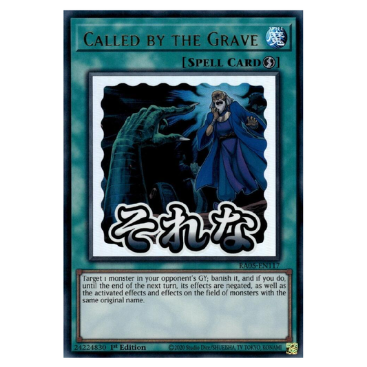 Called By The Grave (Stamp) - RA05-EN117 - Ultra Rare - 1st Edition