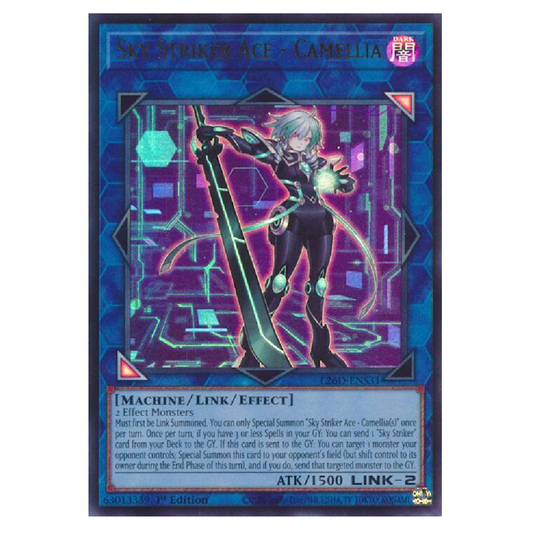 Sky Striker Ace - Camellia - L26D-ENS31 - Ultra Rare - 1st Edition