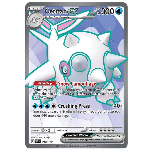 Cetitan ex - DRI 210/182 - Ultra Rare - 1st Edition