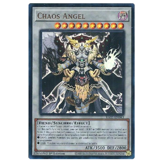 Chaos Angel - RA05-EN043 - Ultra Rare - 1st Edition