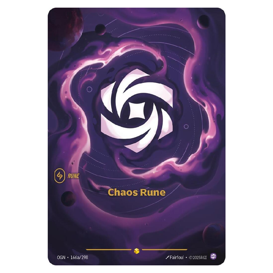 Chaos Rune (Alt Art) - OGN 166a/298 - Showcase - 1st Edition