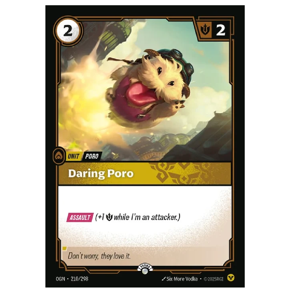 Daring Poro - OGN 210/298 - Promo -  1st Edition