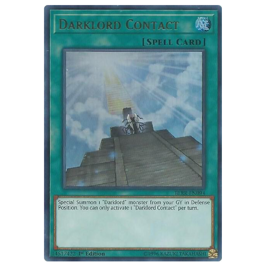Darklord Contact - BLRR-EN094 - Ultra Rare - 1st Edition