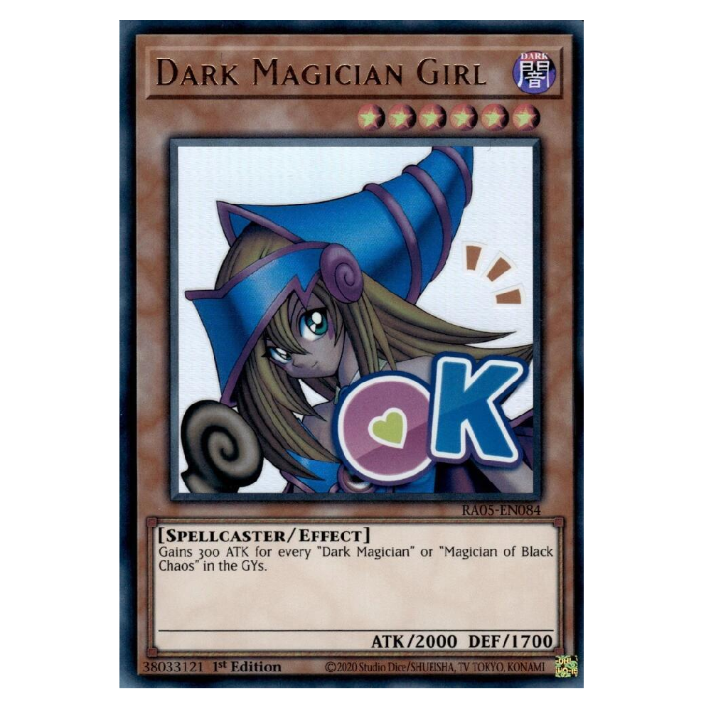 Dark Magician Girl (Stamp) - RA05-EN084 - Ultra Rare - 1st Edition