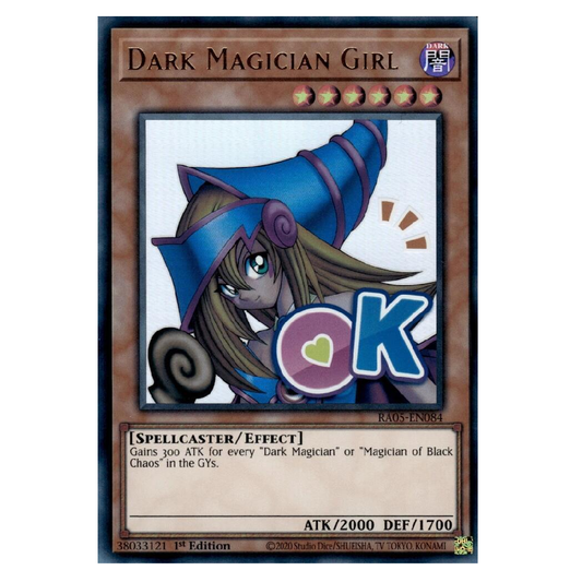Dark Magician Girl (Stamp) - RA05-EN084 - Ultra Rare - 1st Edition
