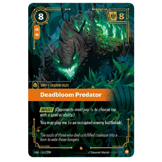 DeadBloom Predator - OGN 161/298 - Epic - 1st Edition