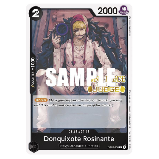 Donquixote Rosinante (Judge Pack Vol. 2) - OP02-108 - C - 1st Edition