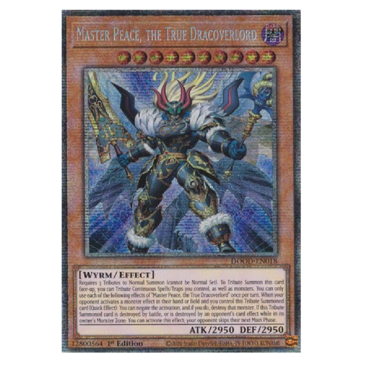Master Peace, the True Dracoverlord -  - Starlight Rare - 1st Edition
