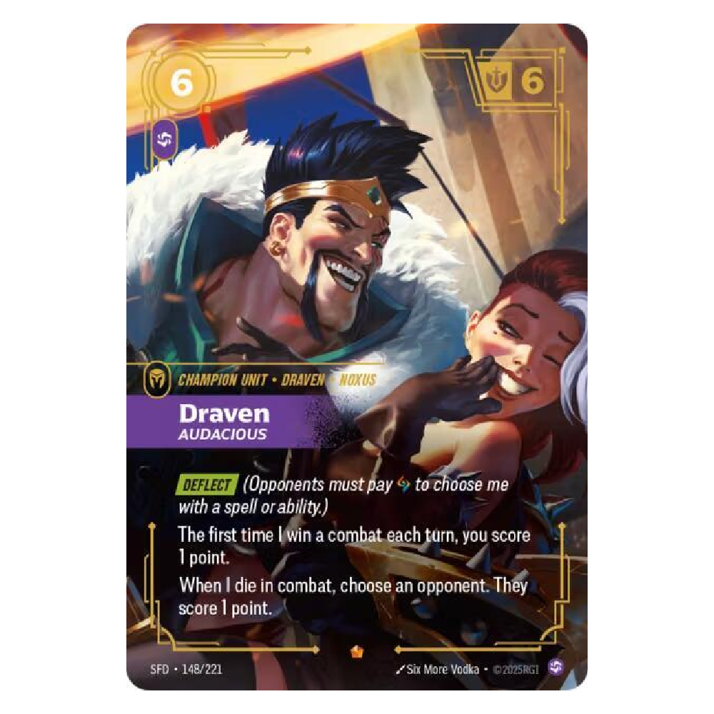 Draven Audacious - SFD 148/221 - Epic - 1st Edition