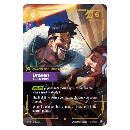 Draven Audacious - SFD 148/221 - Epic - 1st Edition