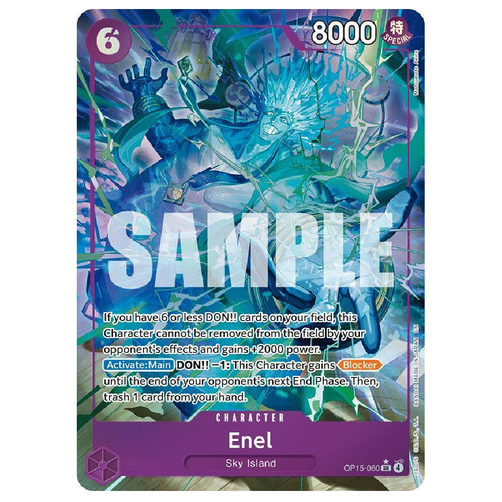 Enel (Alt Art) - OP15-060 - SR - 1st Edition