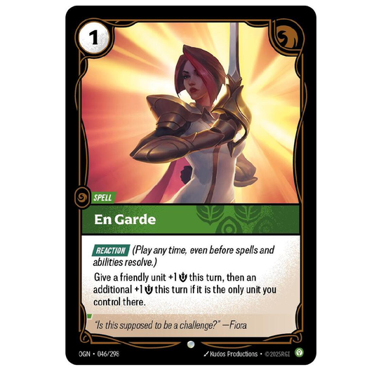 En Garde (Foil) - OGN 046/298 - Common - 1st Edition