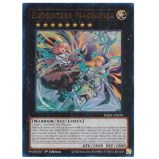 Exosisters Magnifica - RA02-EN028 - Ultra Rare - 1st Edition