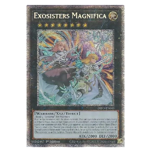 Exosisters Magnifica - DIFO-EN046 - Starlight Rare - 1st Edition