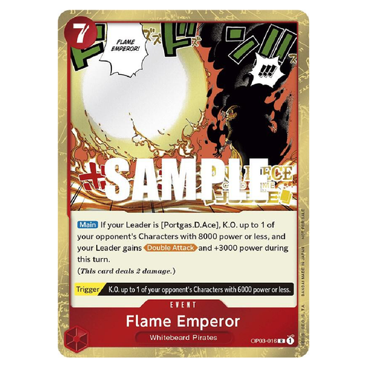 Flame Emperor (Judge Pack Vol.2) - OP03-016 - R - 1st Edition