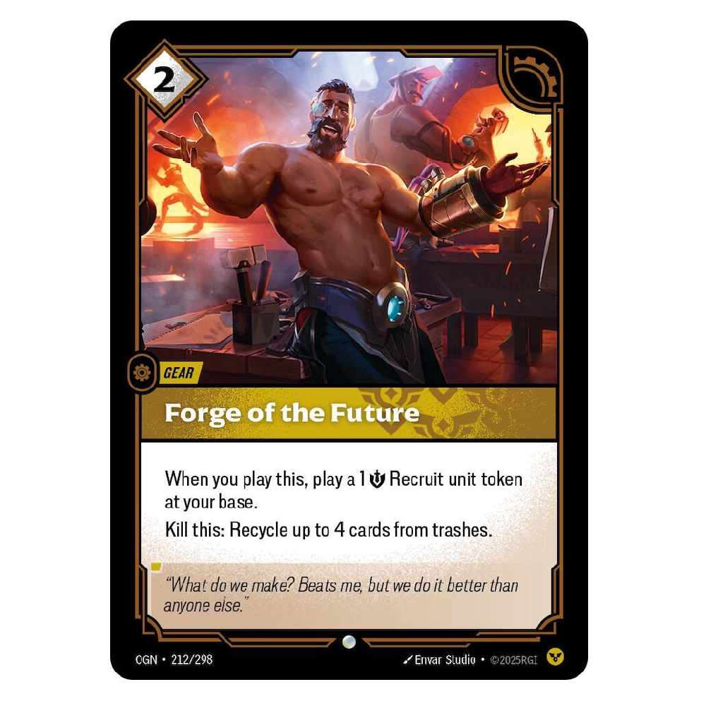 Forge of the Future - OGN 212/298 - Common - 1st Edition