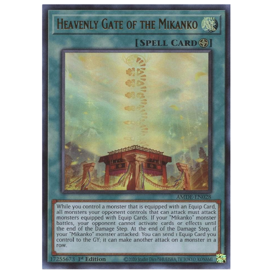 Heavenly Gate of the Mikanko - AMDE-EN028 - Ultra Rare - 1st Edition