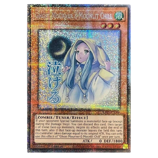 Ghost Mourner & Moonlit Chill (Stamp) - RA05-EN096 - Starlight Rare - 1st Edition