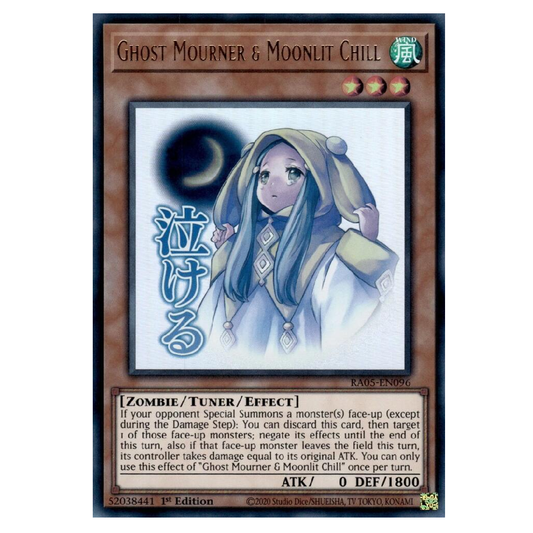 Ghost Mourner & Moonlit Chill (Stamp) - RA05-EN096 - Ultra Rare - 1st Edition