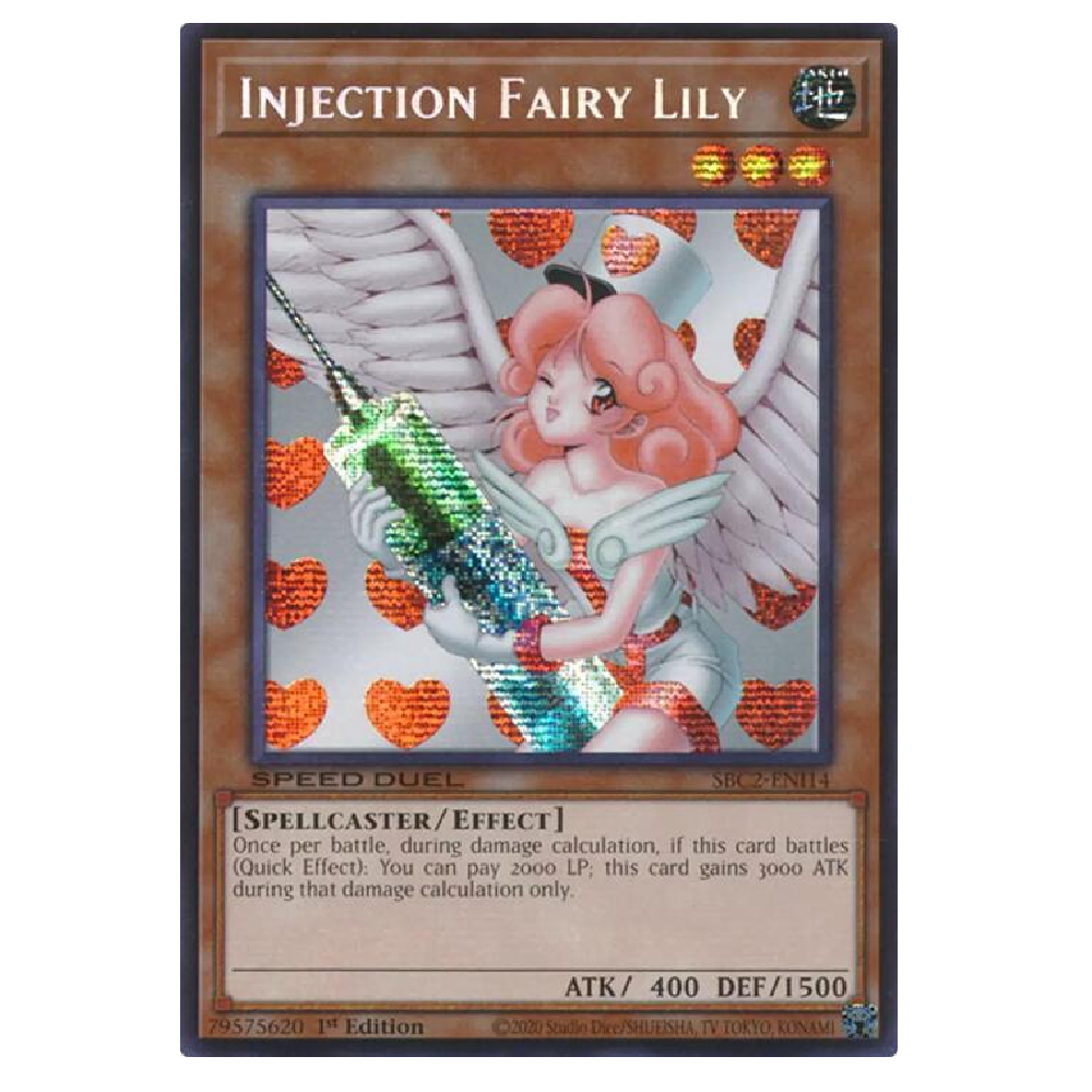 Injection Fairy Lily - SBC2-EN114 - Prismatic Secret Rare - 1st Edition