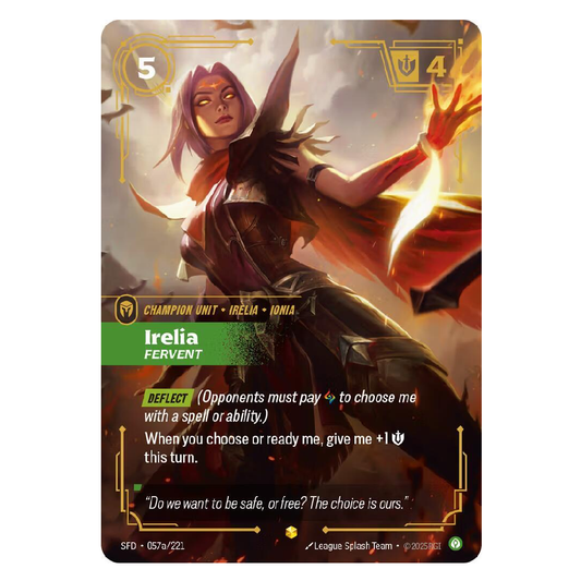 Irelia Fervant - SFD 057a/221 - Showcase - 1st Edition
