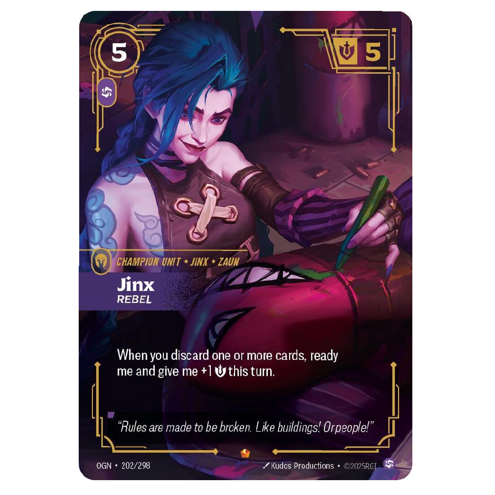 Jinx Rebel - OGN 202/298 - Epic - 1st Edition