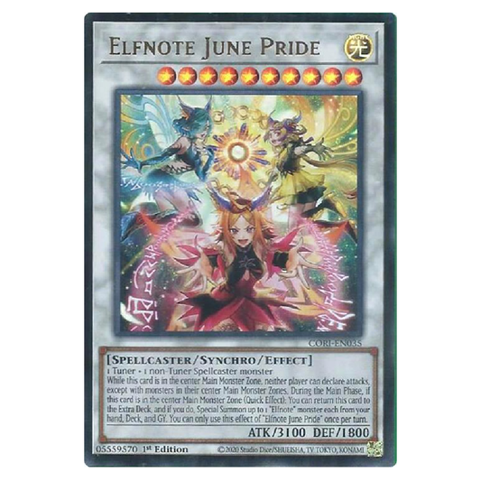 Elfnote June Pride - CORI-EN035 - Ultra Rare - 1st Edition