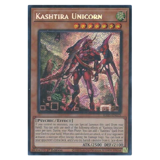 Kashtira Unicorn - RA05-EN025 - Secret Rare - 1st Edition