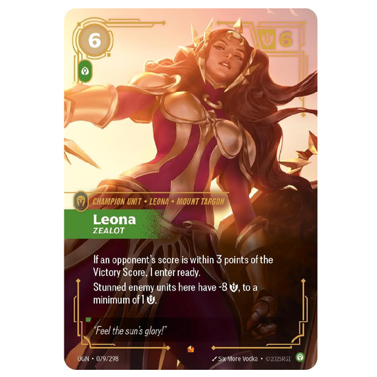 Leona Zealot - OGN 079/298 - Epic - 1st Edition