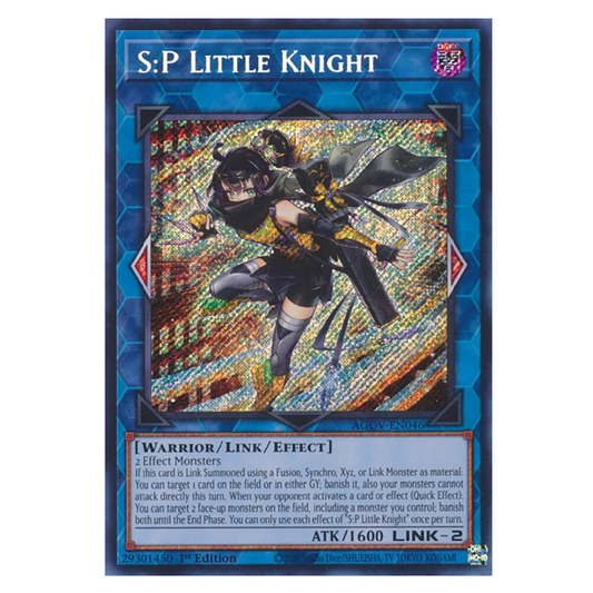 S:P Little Knight - AGOV-EN046 - Secret Rare - 1st Edition