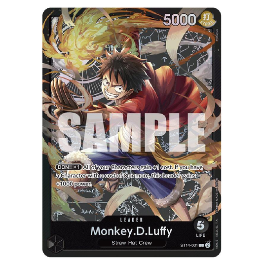Monkey.D.Lufy - ST14-001 - L - 1st Edition