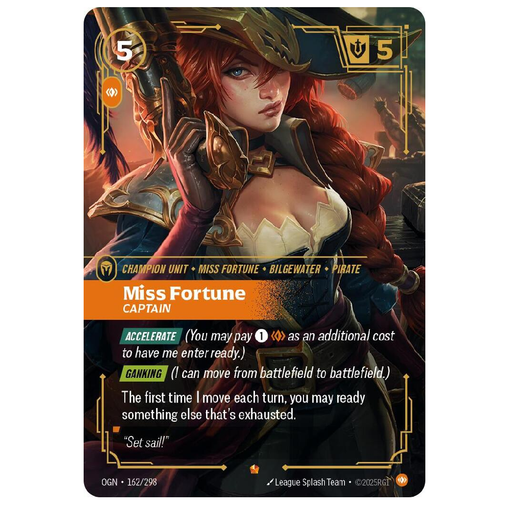 Miss Fortune Captain - OGN 162/298 - Epic - 1st Edition