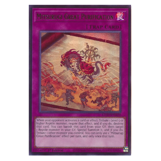 Mitsurugi Great Purification - L26D-ENM20 - Ultra Rare - 1st Edition