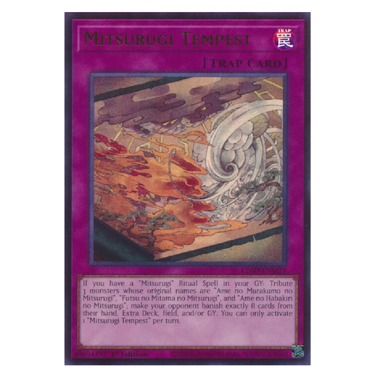 Mitsurugi Tempest - L26D-ENM21 - Ultra Rare - 1st Edition