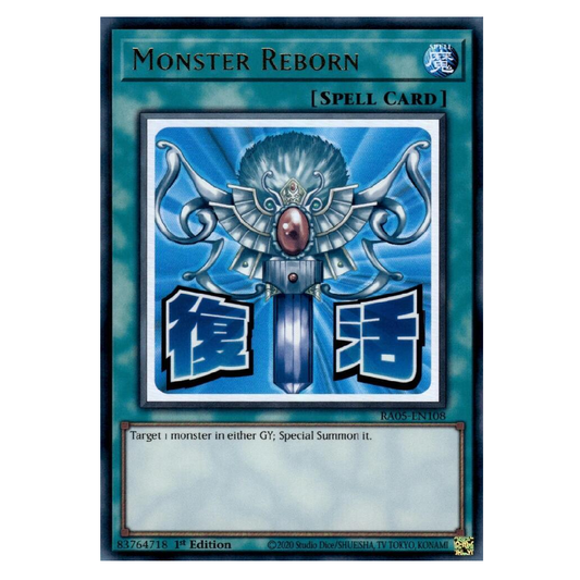 Monster Reborn (Stamp) - RA05-EN108 - Ultra Rare - 1st Edition