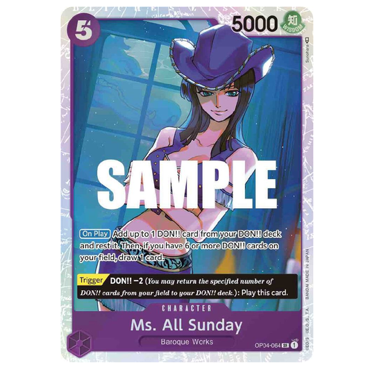 Ms. All Sunday - OP04-064 - SR - 1st Edition