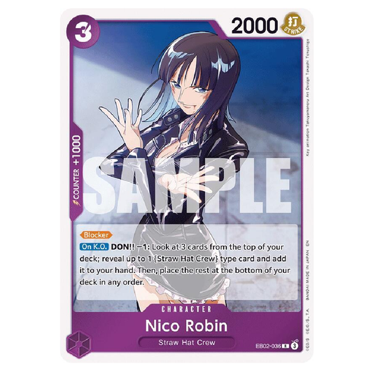 Nico Robin - EB02-036 - R - 1st Edition